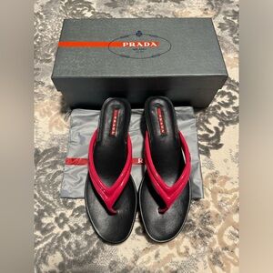 Prada micro heel sandles